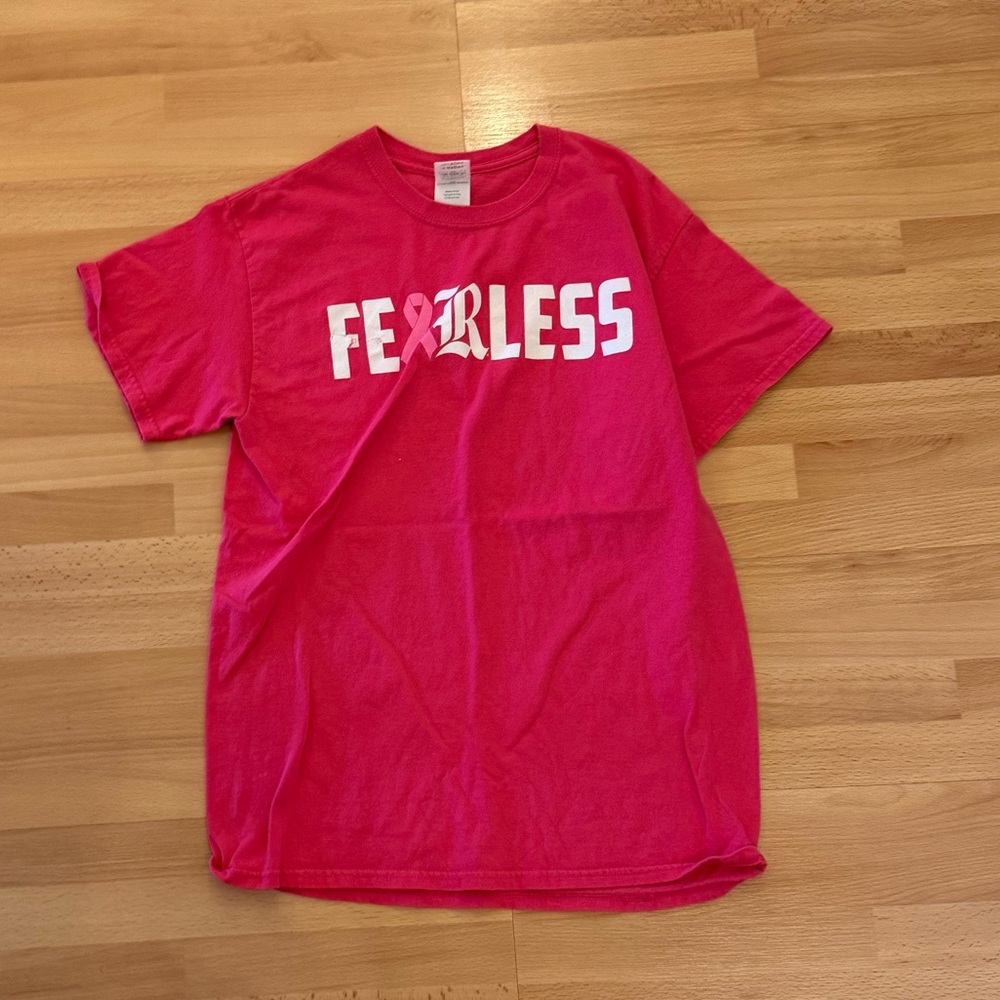 Gildan Pink breast cancer Cotton T-Shirt